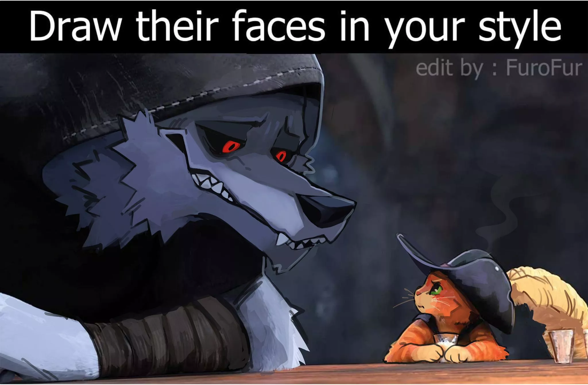 My version of this challenge! [art by me] ref from furofur