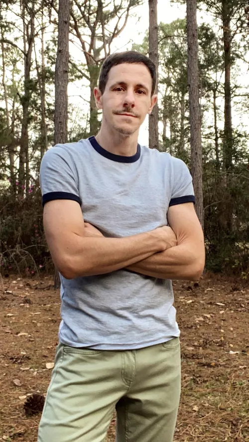 Not the best expression but I thought my arms looked good anyway ;-)