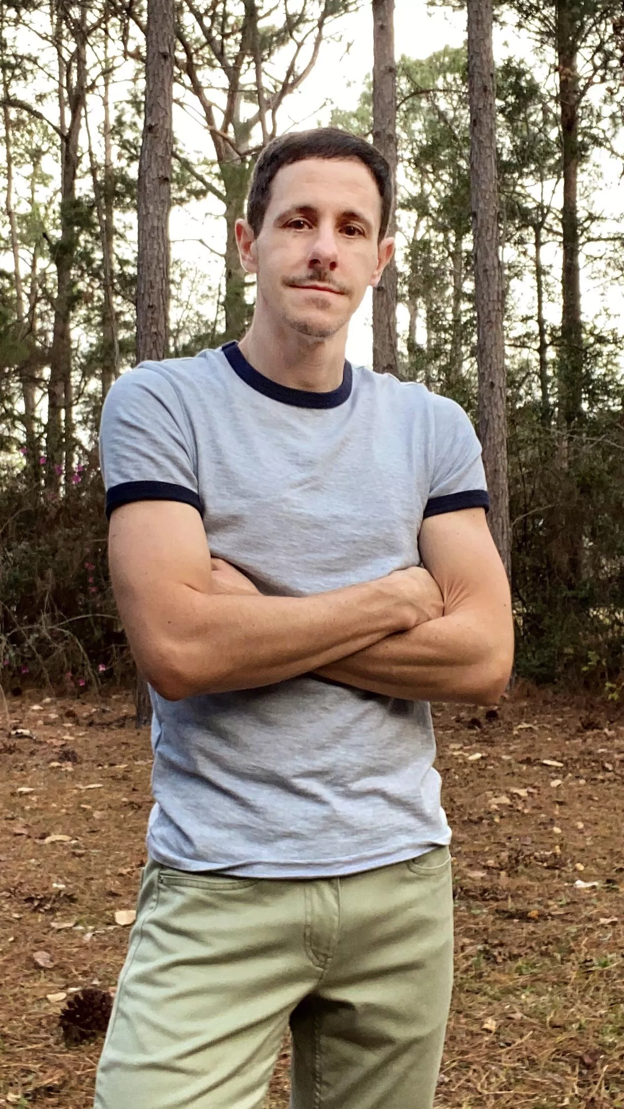 Not the best expression but I thought my arms looked good anyway ;-)