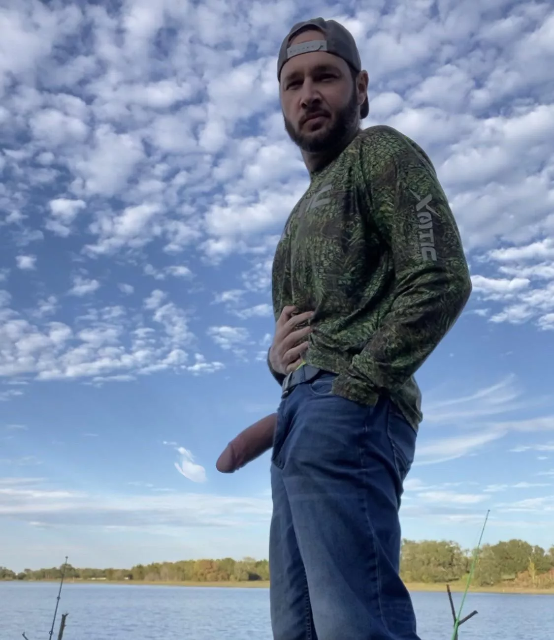 Nothing like the outdoors…and some cock! Who here likes country boys and would wanna join me fishing?
