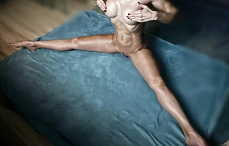 Nude yoga session… 40F