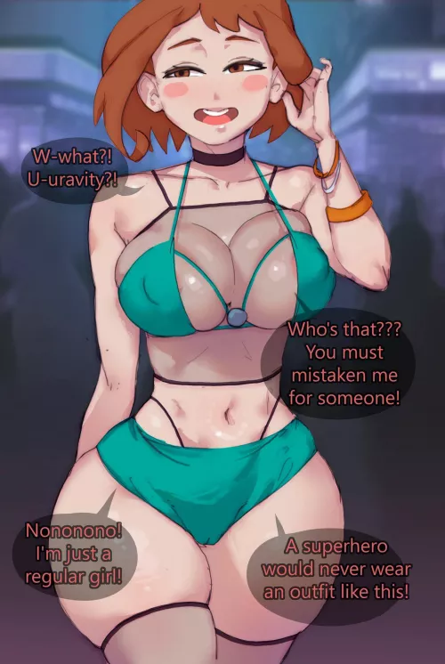 Ochako at the rave (Phatsmash) [My Hero Academia]