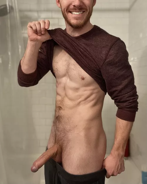 Out of these comfy clothes and into something…warmer? 😏