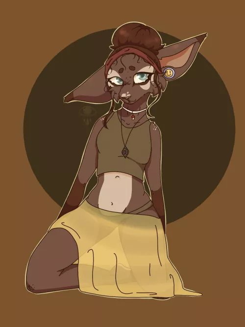 Personal piece of my sona, Jules! Trying to get out of the art block hole…