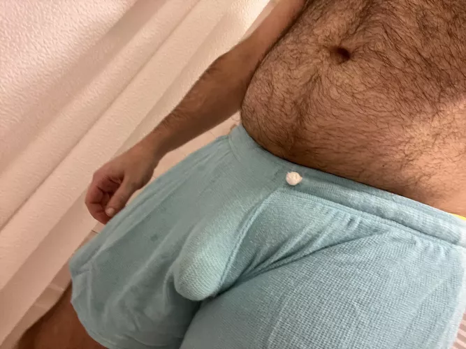 Post shower. Feeling good.