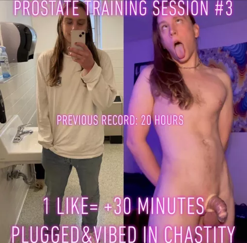 Reddit decides the sentence! Increased from 18 hours to 20 hours last time lol. Who’s gonna make him go longer?