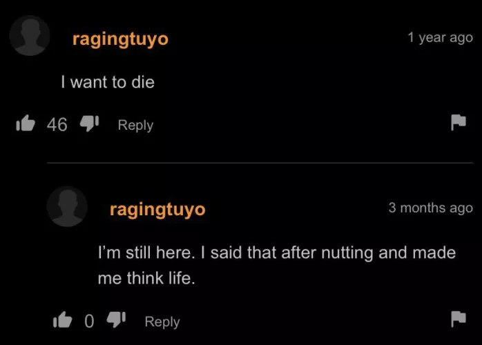 That post-nut depression