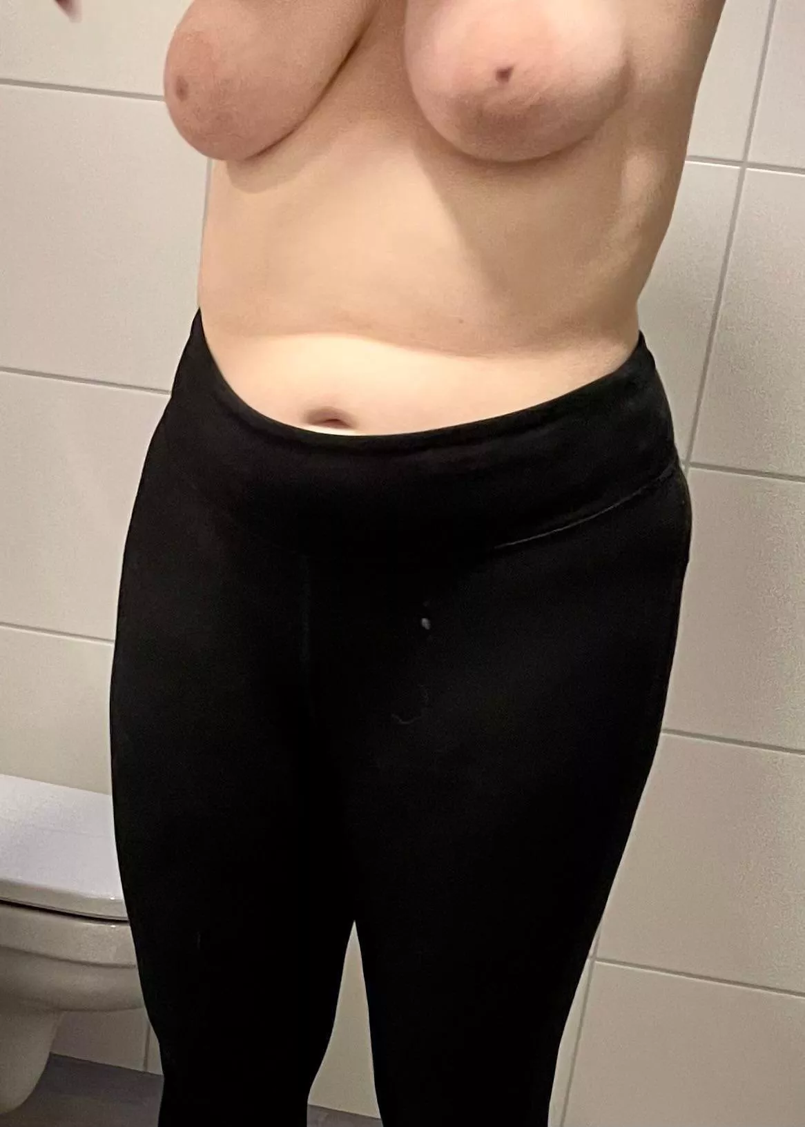 the big boobs of my gf