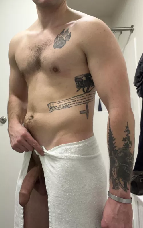 Think my towel is a bit small