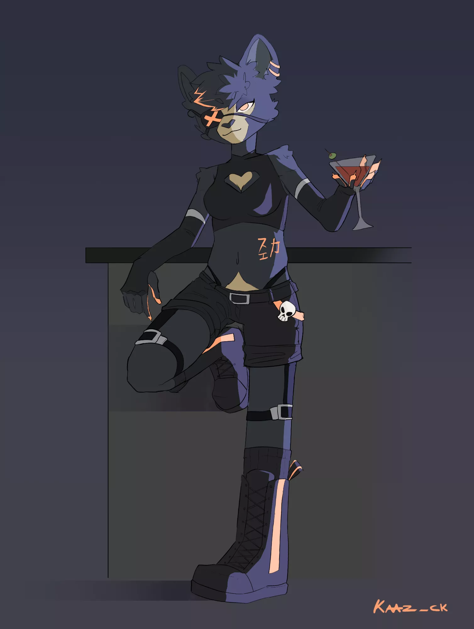 This New sona looks Badass, Another Comm for u/xxxEdgySniperxxx Comms Still Open Dm if u're interested