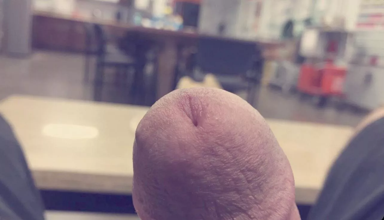 Waiting in the break room to be milked!