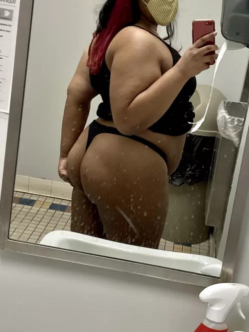 Wearing a mask because I'm shy 😳