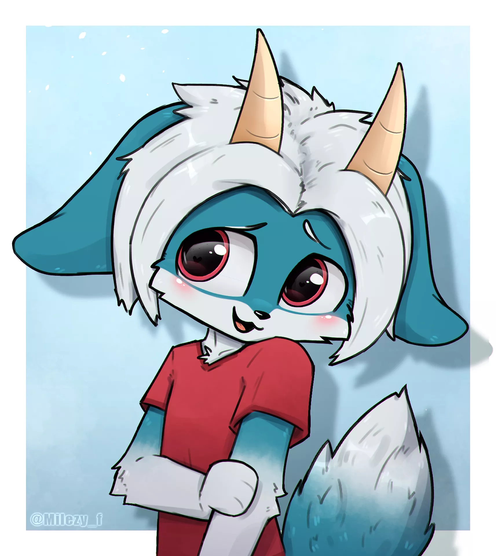 what did u tell him? /)w(\ // for @hyn1x by @milezy_f on twitter :3