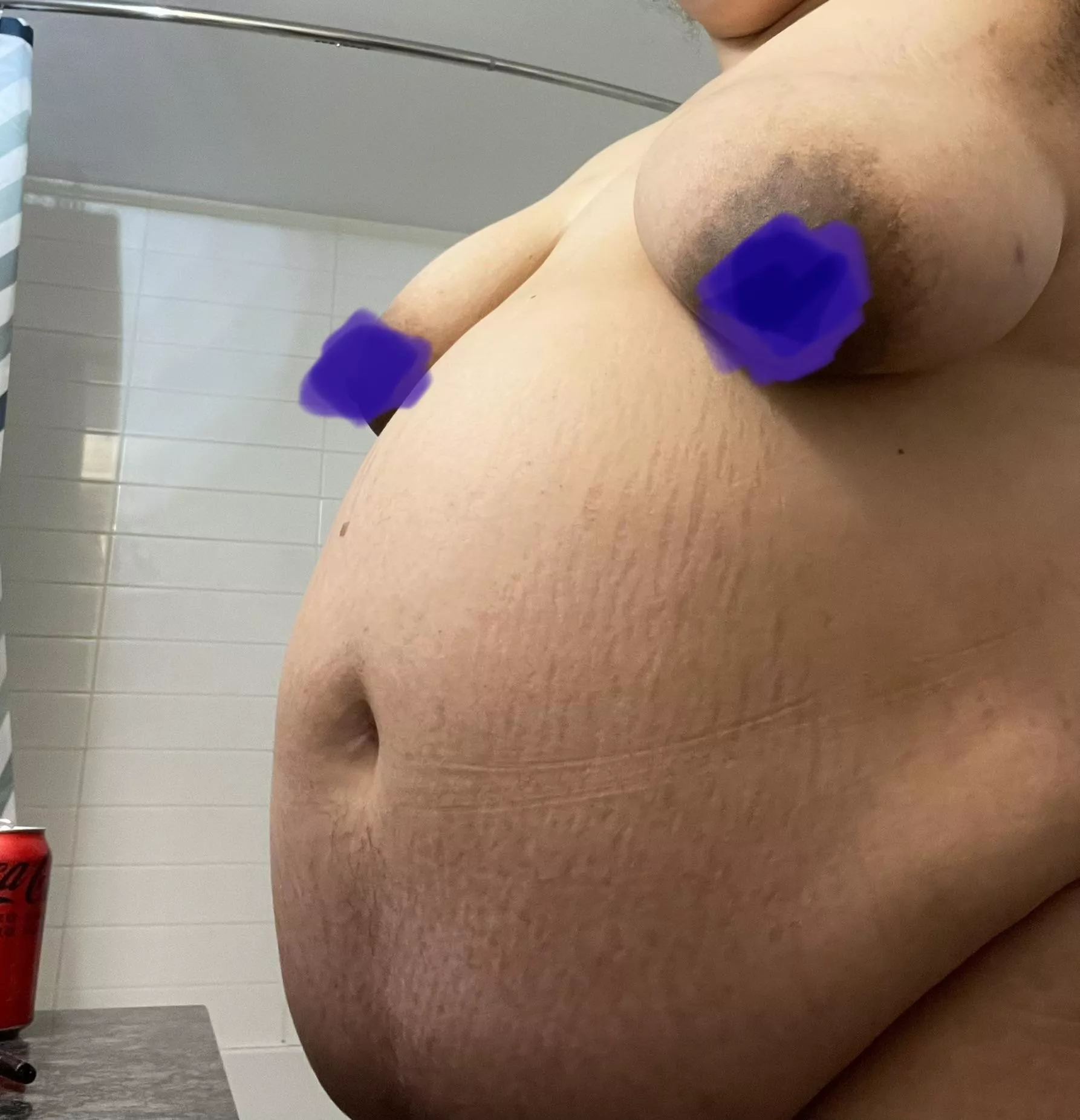 Worship my pregnant belly.