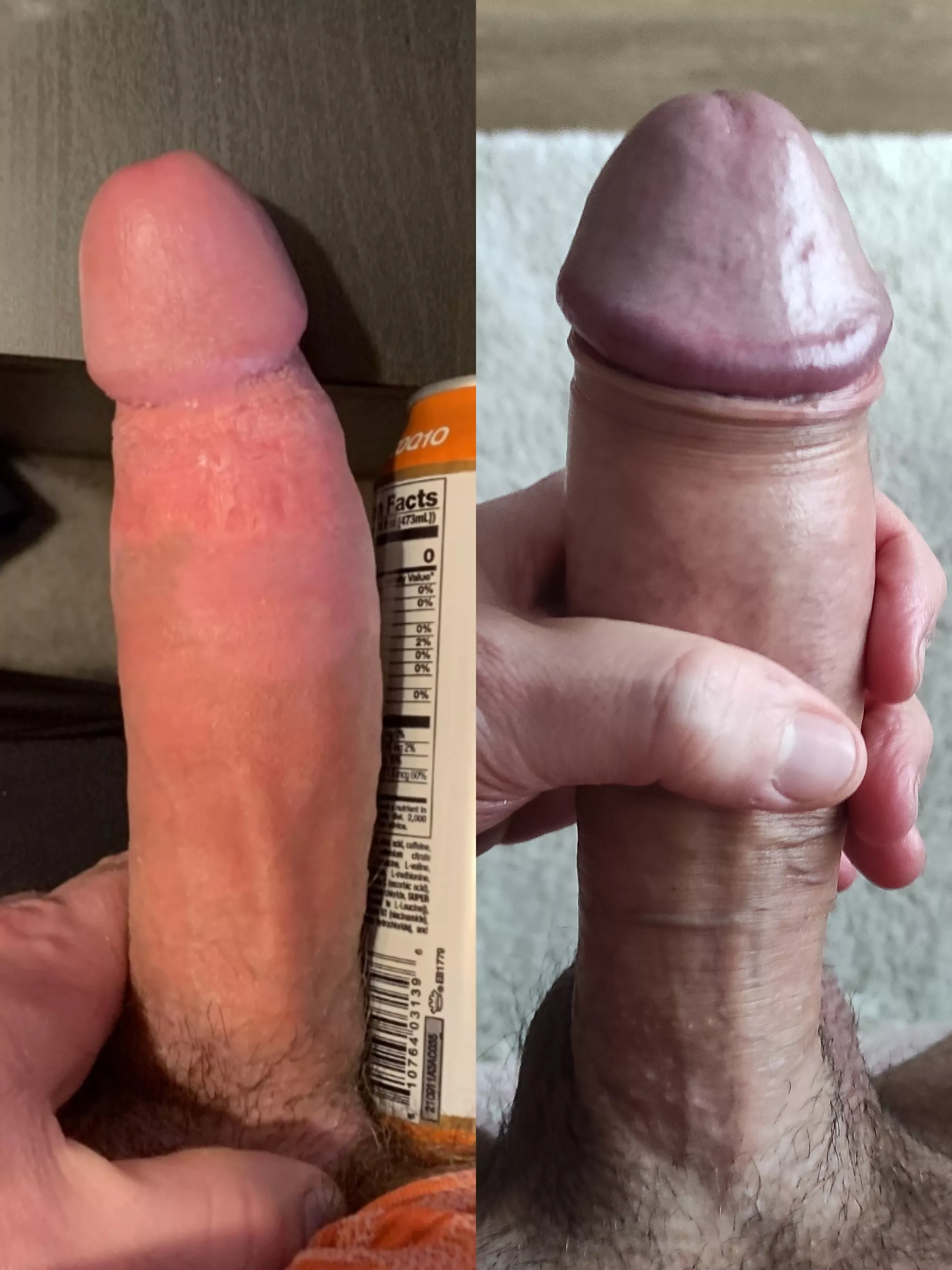You know your wife wants the one on the right, hard and uncut