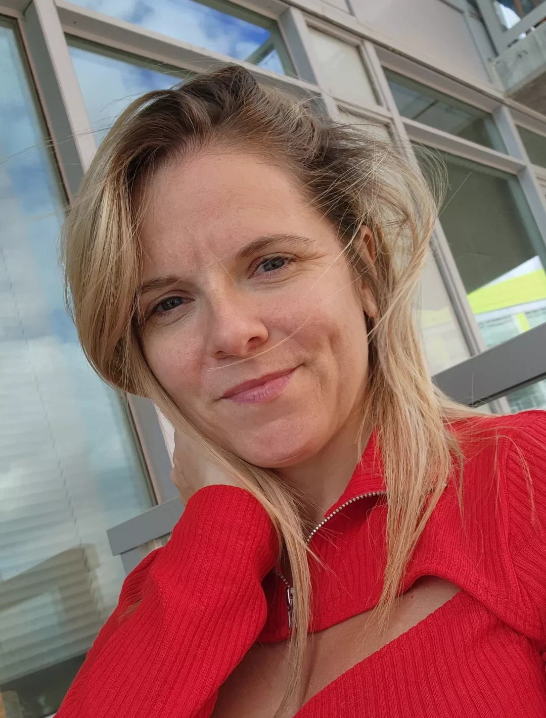 40 years old, no makeup or filters required