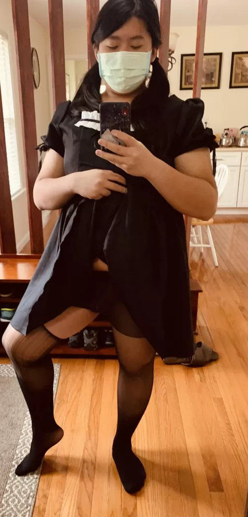 Accidentally tore my stockings, but easier access I guess