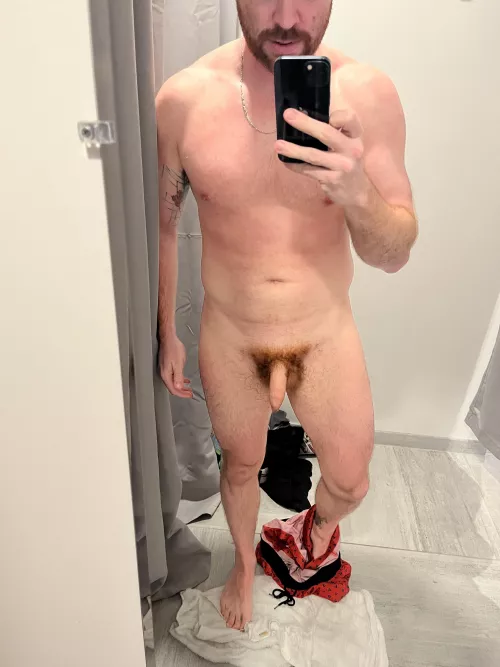 After an ice bath, and pre cum guzzling