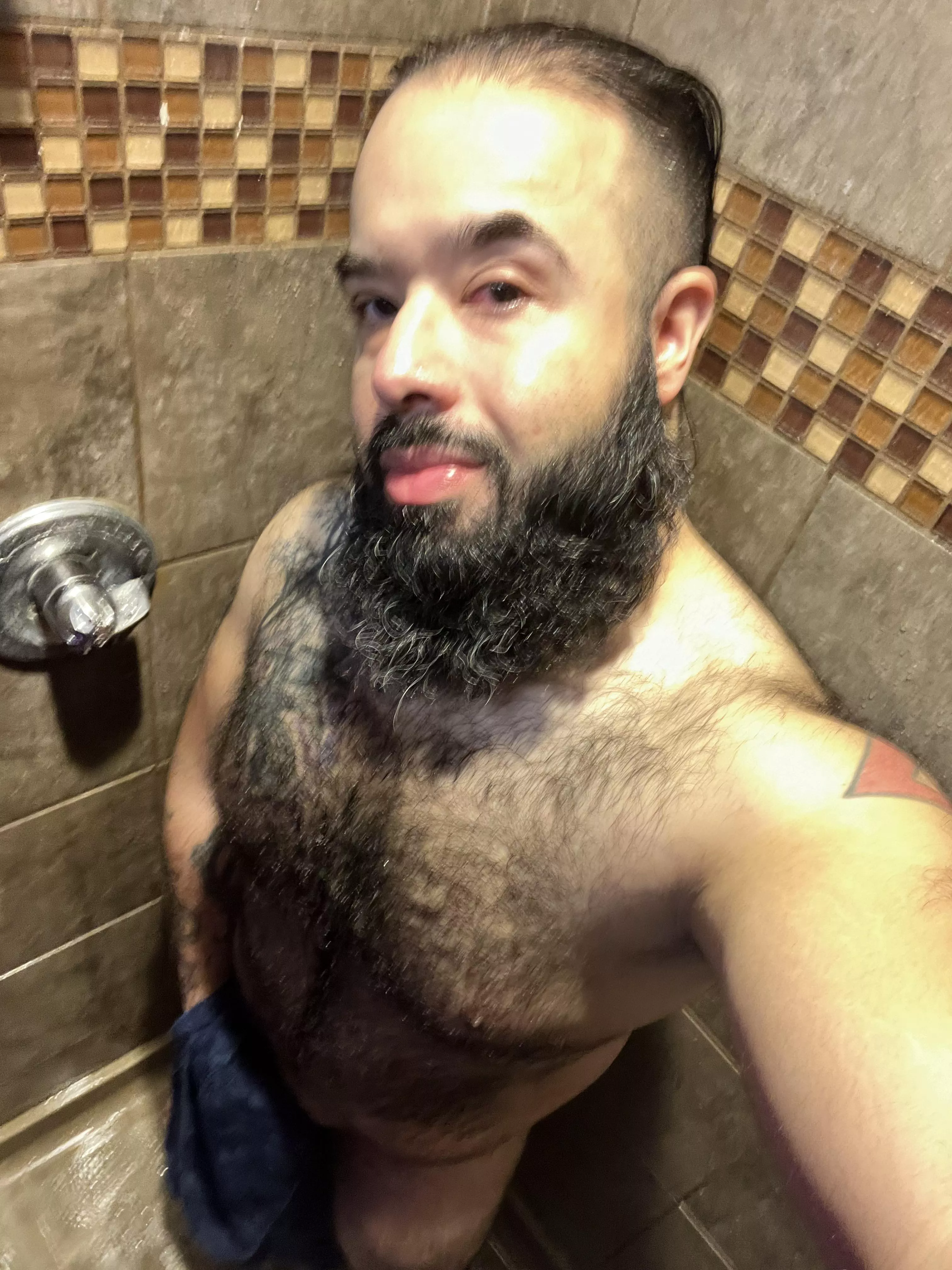 All nice and clean from this morning’s gym session …