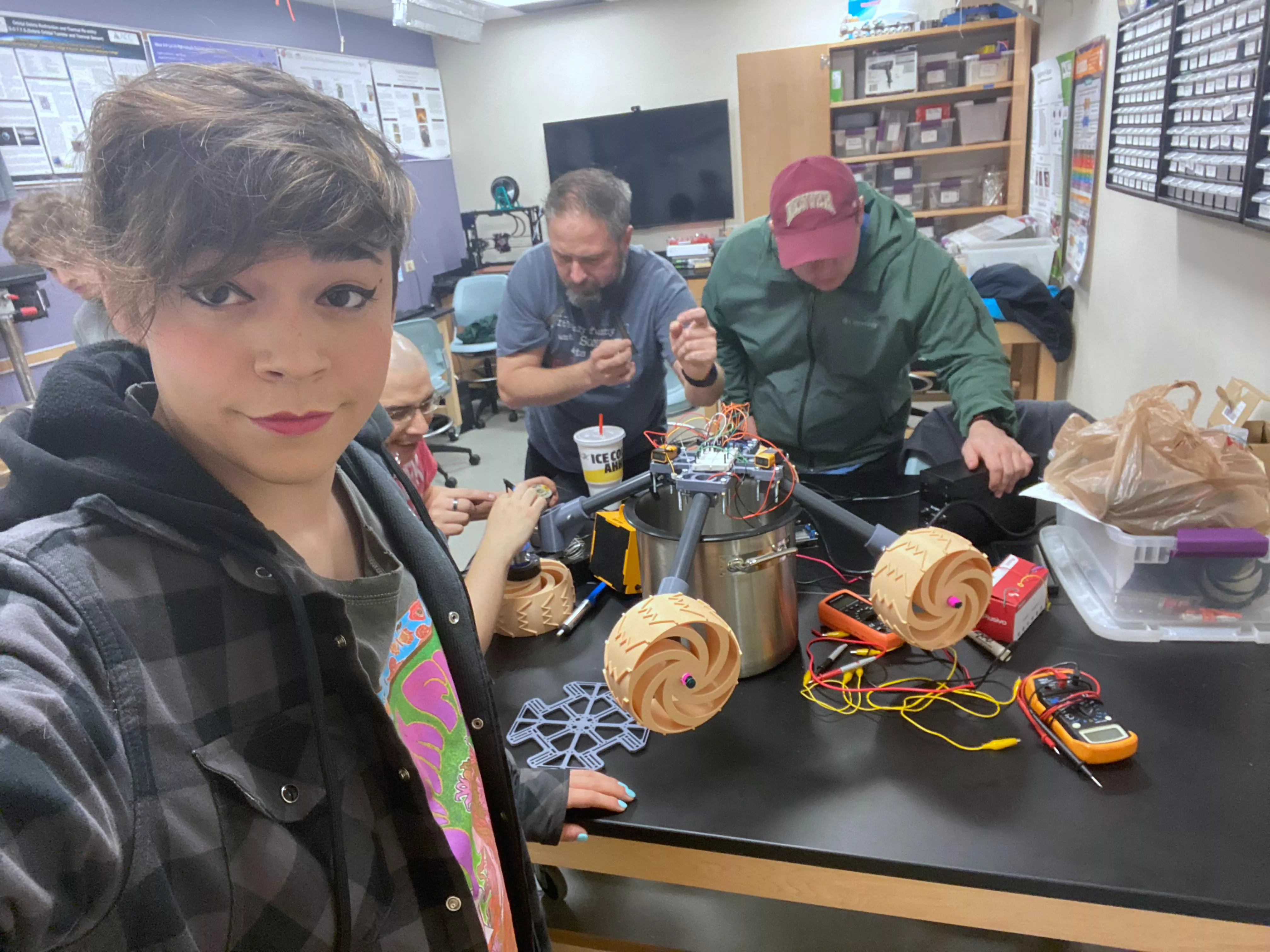 At Robotics With The Team 💕