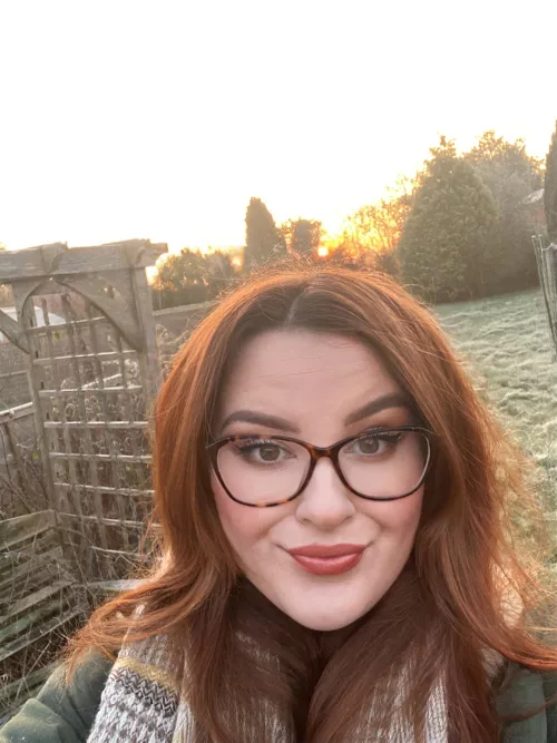 Attempted to catch the gorgeous sunrise behind me but didn’t go well. 😂