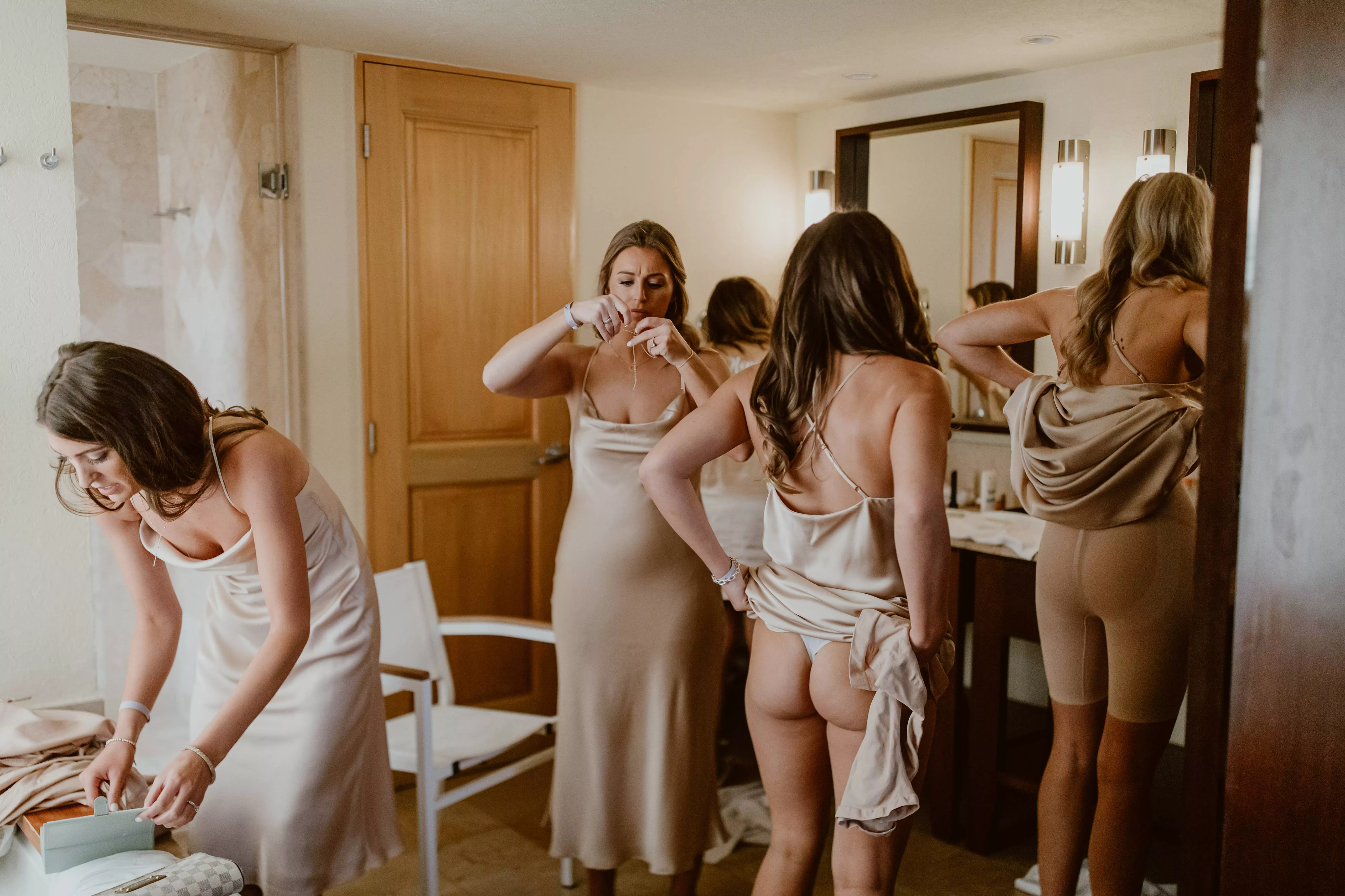 Cheeky bridesmaid ruins wedding album
