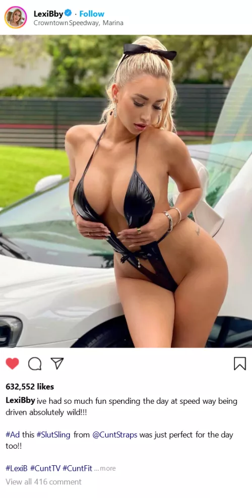 (cuntagram) @LexiBby - drive me wild??