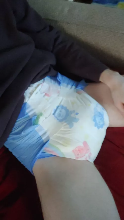 Diaper boy looking for master to serve