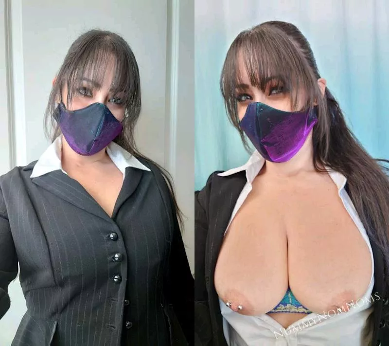 Did you know that the office manager has sensitive nipples?
