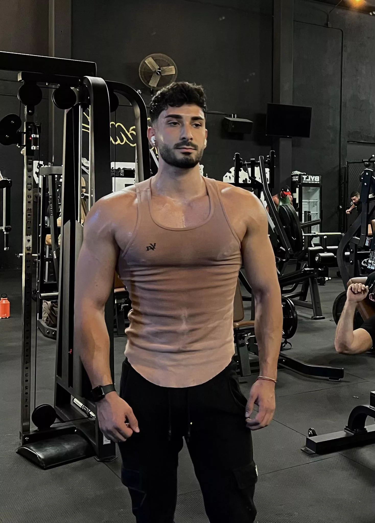 do you mind if I’m all sweaty?