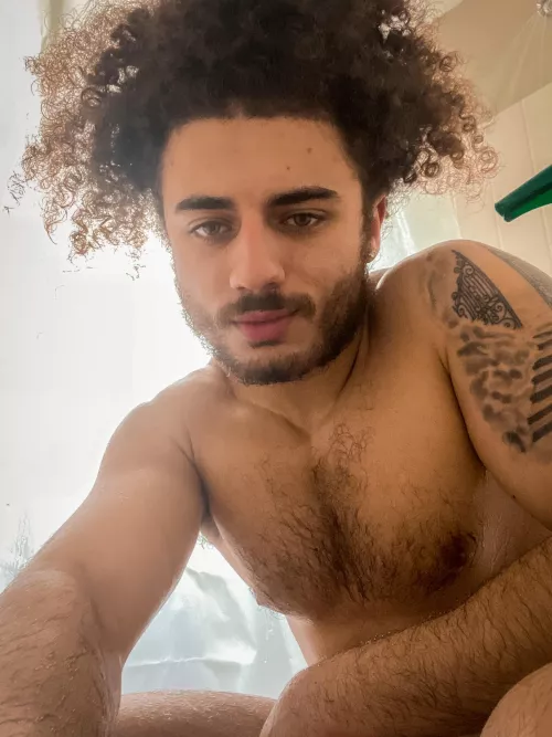 Extra hairy in the shower