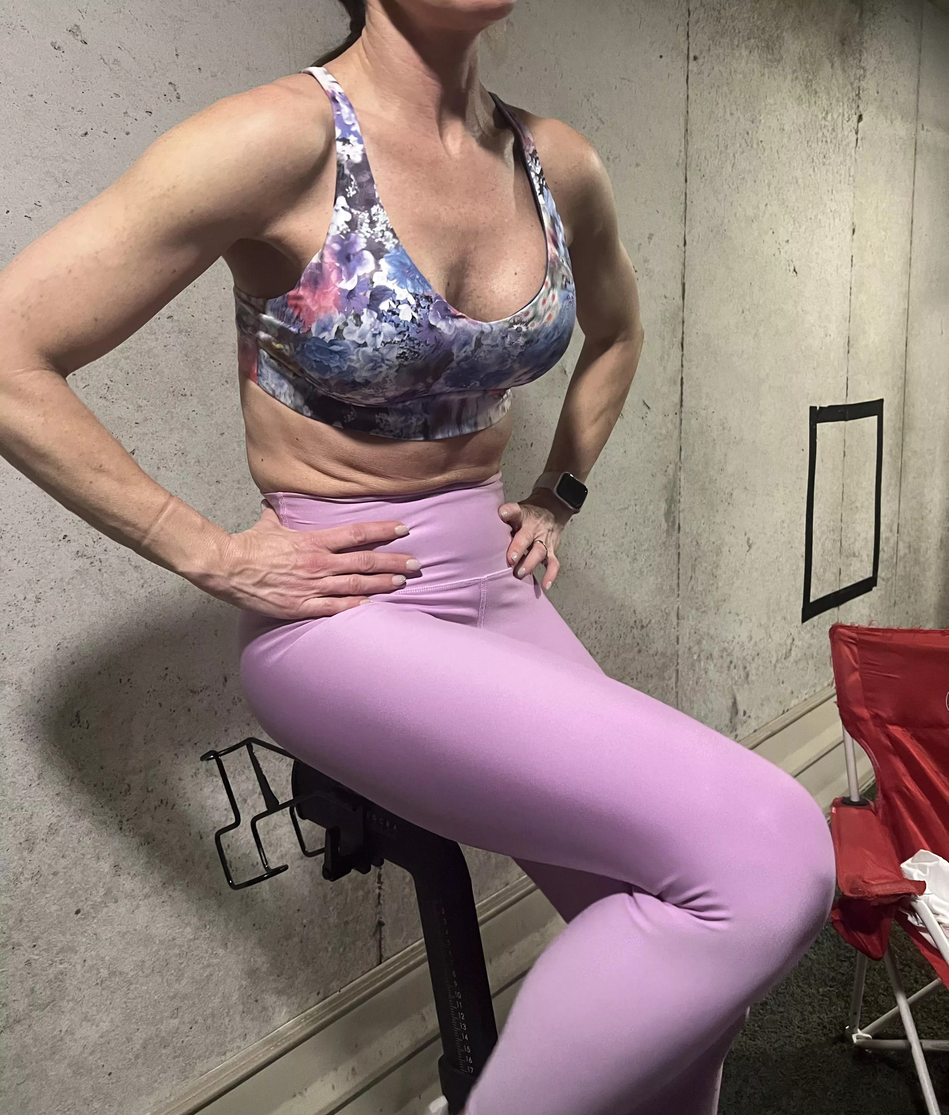 Finishing with a peloton ride