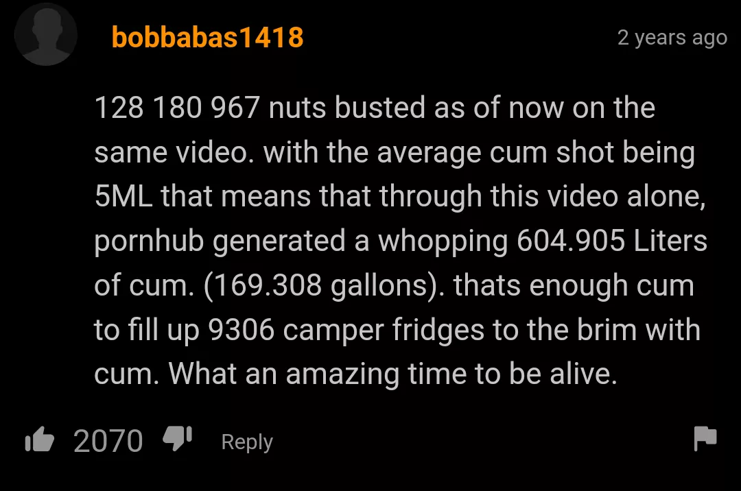 Huh. Old statistic too