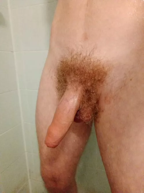 I hope you don't mind a bushy shower