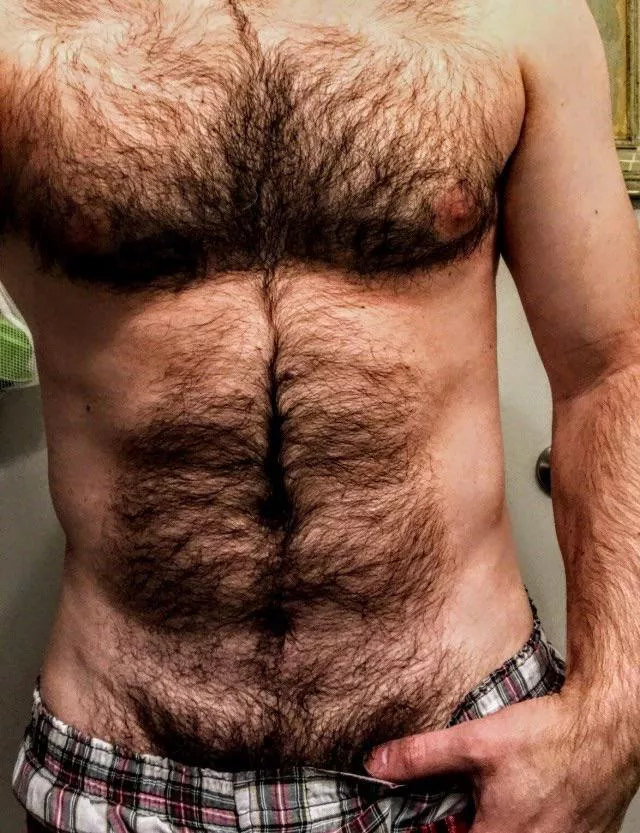 Is my chest hairy enough to make the cut? DMs open hmu.
