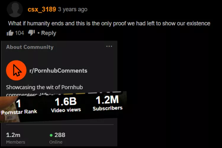 Just learned theres the same ammount of members here as there are following the top pornstar this month... abella danger, i think thats saying something?