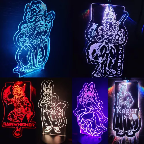 LED Badge / Stands (By Me)