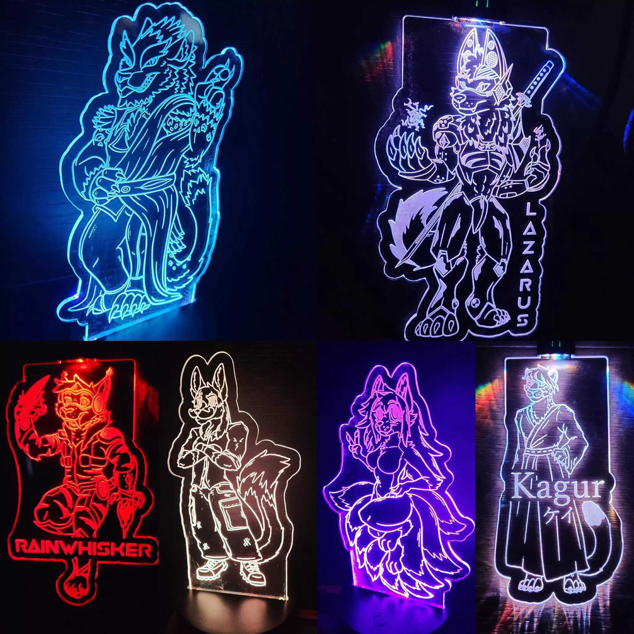 LED Badge / Stands (By Me)