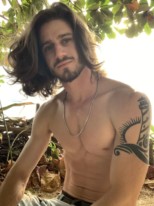 lighthouse in the shade