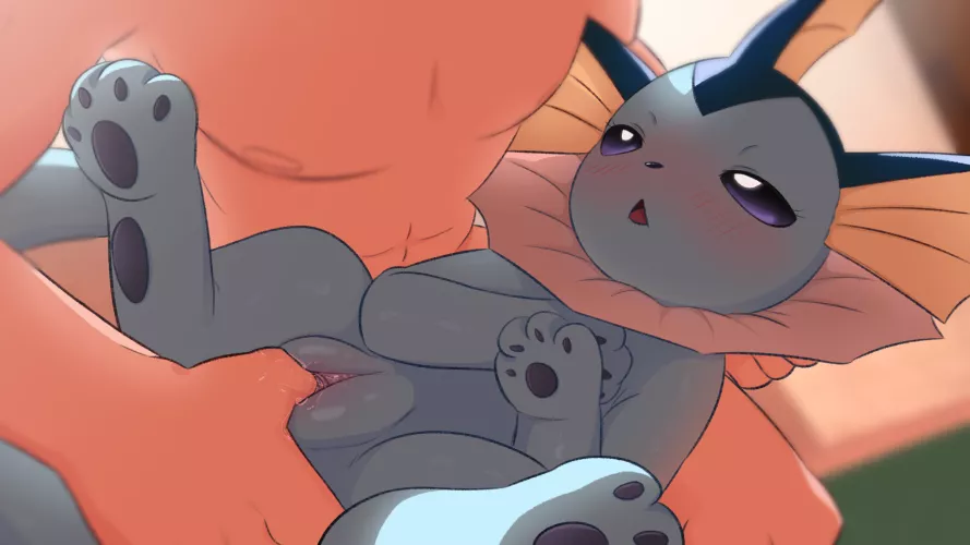 little massage in vaporeon