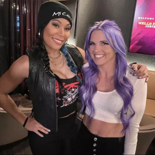 Mia Yim and Candice Lerae