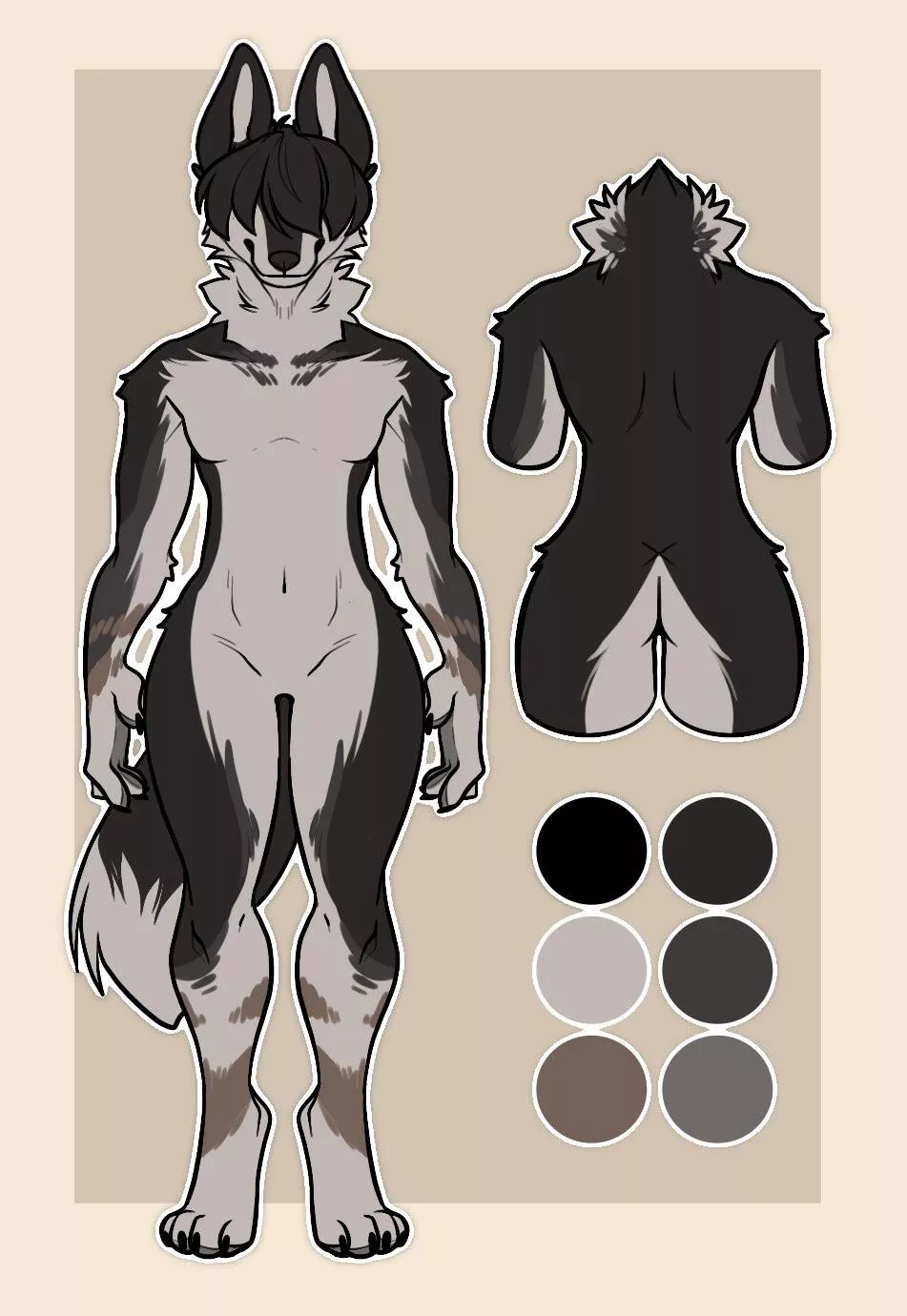 My first fursona, hoping soon I can get a partial of him. [By StupidXFurry on twitter]