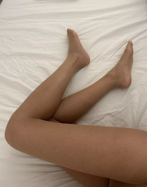 Nude fishnets for a change