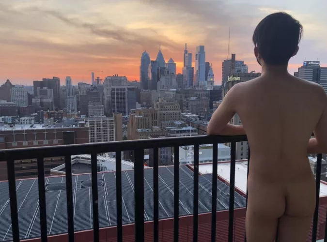 Nude with a view