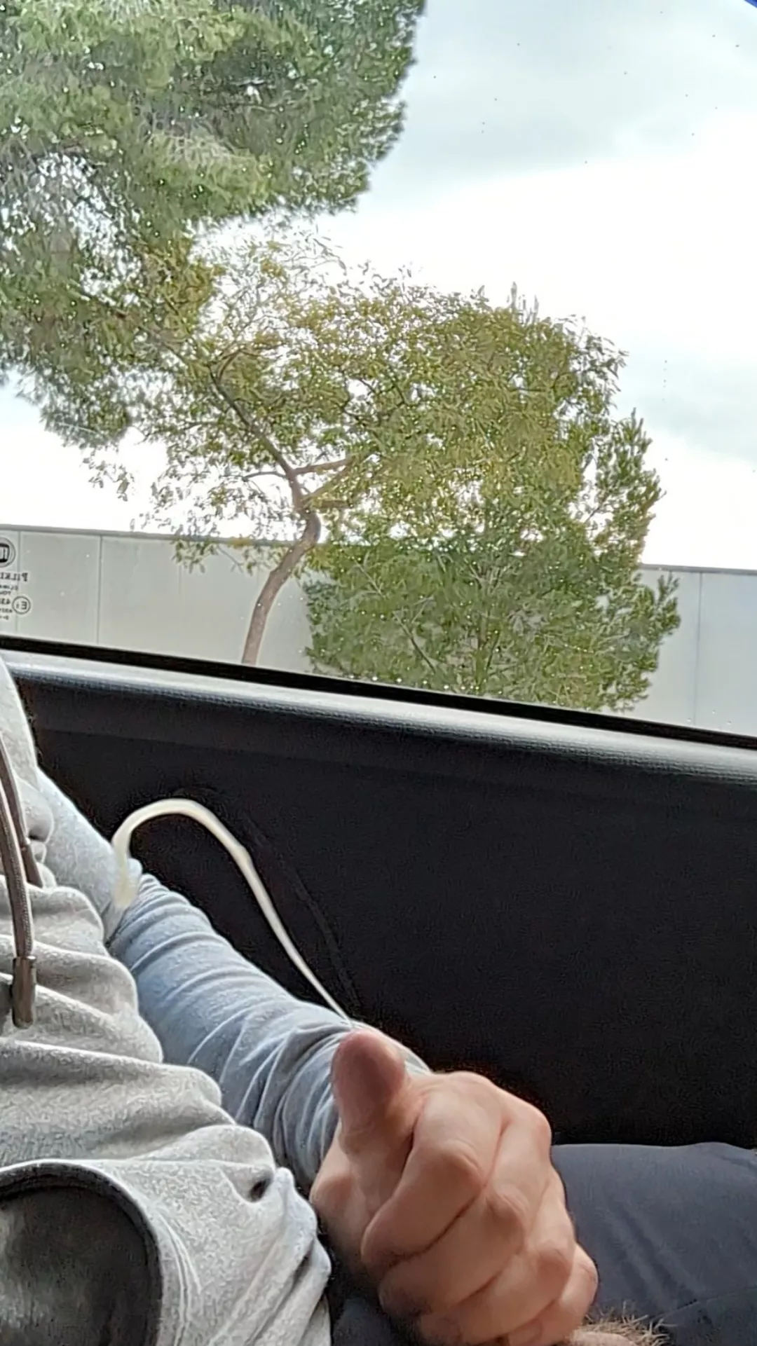 shooting a big load in public