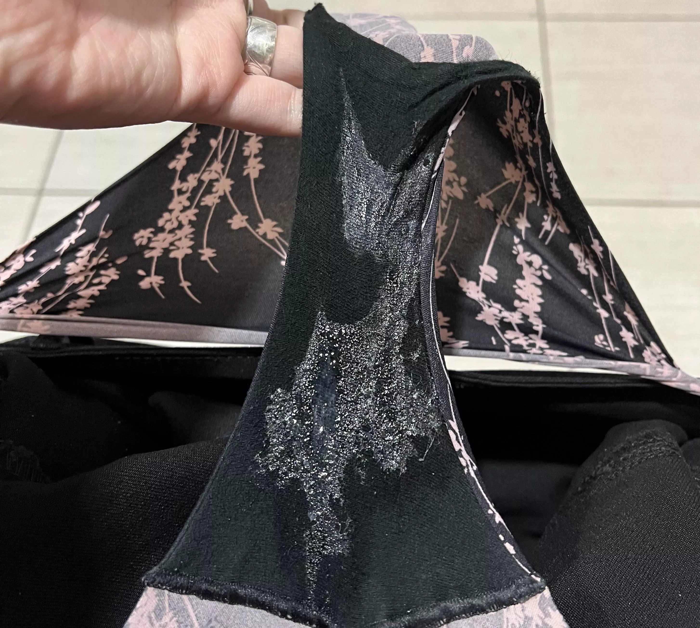 Soaked at work. No hands required. Just dirty words from Redditors.