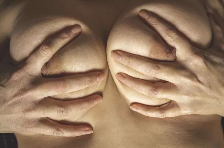 Squeezing them gently together 😍🤩