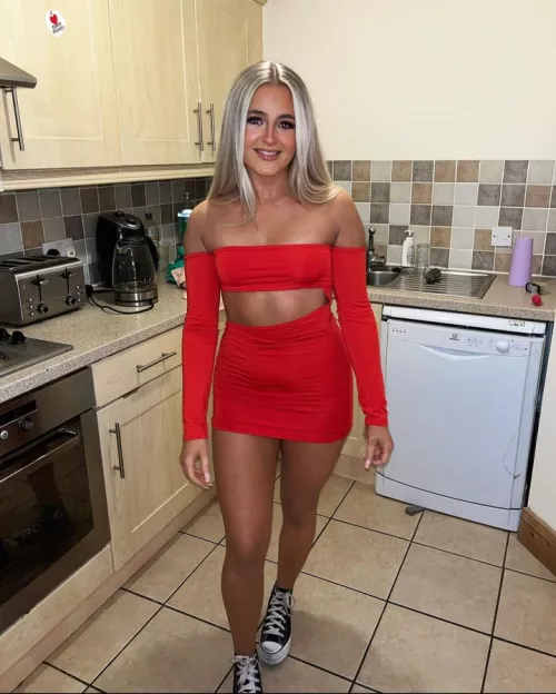 Teen Lily dressed to tease