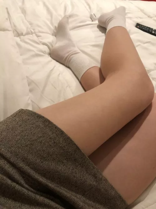 Thighs with white sockss