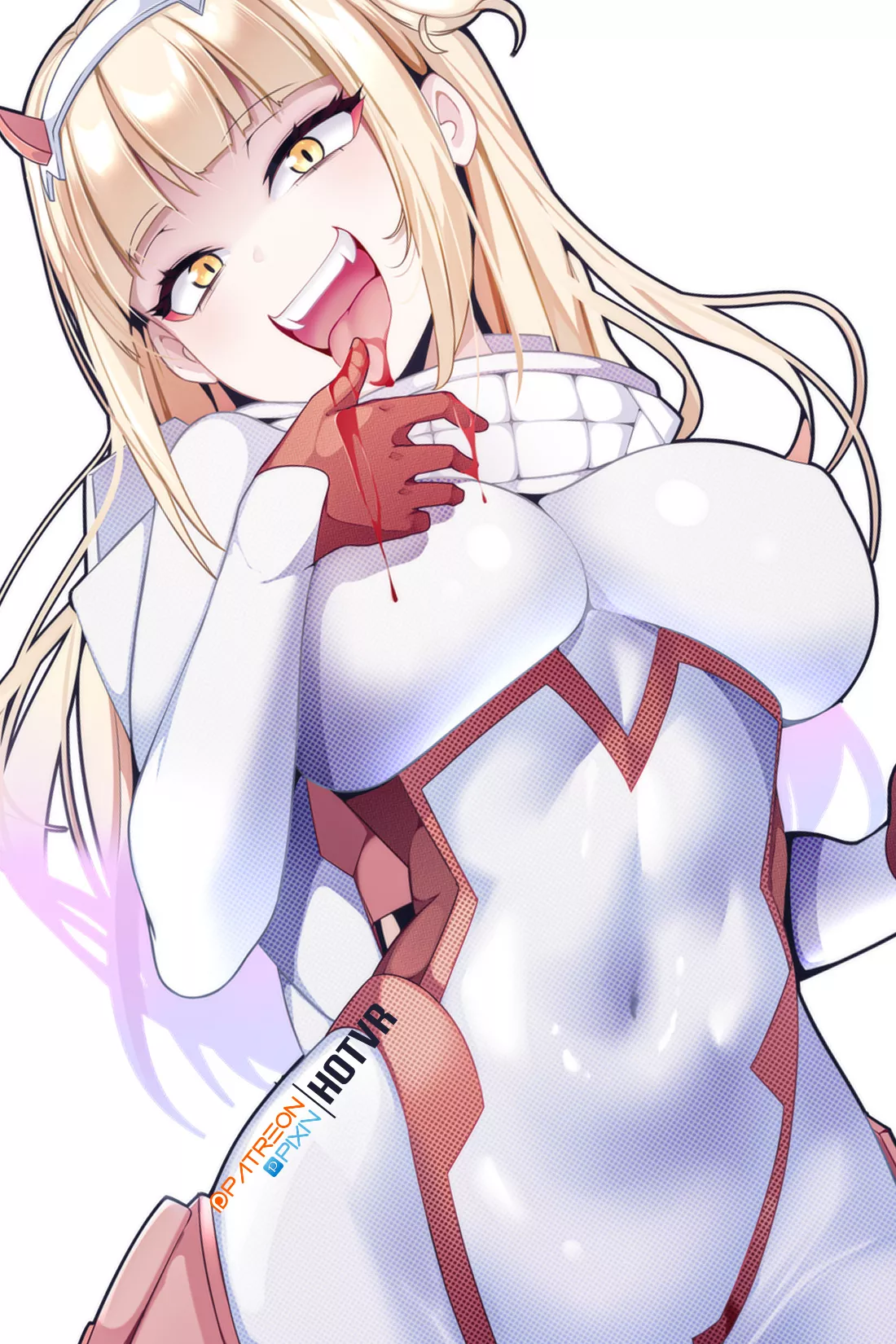 Toga dressed as Zero Two (By HotVR) [My Hero Academia]